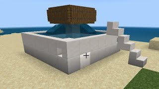 How To Make a fountain ⛲ in Minecraft [upl. by Akenit949]