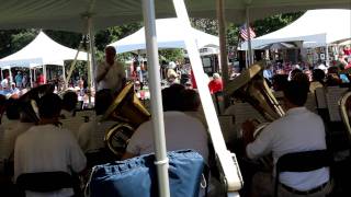 Charleston and Columbia Community Bands Piccolo Spoleto Charleston SC Memorial Day 2011 [upl. by Tomkiel654]