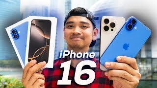 Rp45 JUTA UNBOXING iPhone 16 amp 16 PRO [upl. by Heshum]