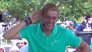 Denis Shapovalov 2019 Cincinnati First Round Win Tennis Channel Interview [upl. by Waxman]