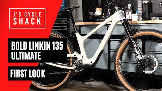 FIRST LOOK BOLD Linkin 135 Ultimate Mountain bike [upl. by Aicnelev946]