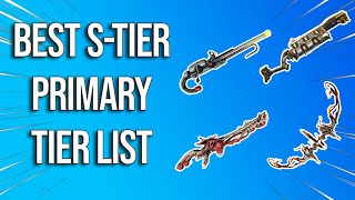 WARFRAME  Best STIER Primary Weapon Tier List [upl. by Harriette]