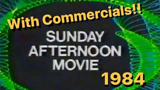 WPIX 11Alive 1984 Sunday Afternoon Movie Promos VHS TELEVISION RECORDING WCOMMERCIALS [upl. by Einnor]