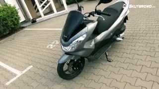 Honda PCX 125 2014 Spontaniczny test  Blog portalu Skuterowocom [upl. by Guimar833]