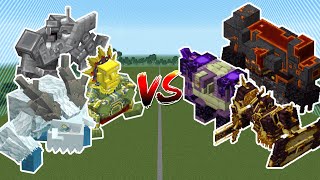 MOWZIES MOBS BOSSES VS CATACLYSM BOSSES  MINECRAFT MOB BATTLE [upl. by Dez]