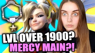 800 HOURS ON MERCY LVL 1900 Overwatch Player [upl. by Nivloc]