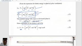 Spherical Pendulum Equations of Motion Lagranges equations  Classical Dynamics [upl. by Agosto]