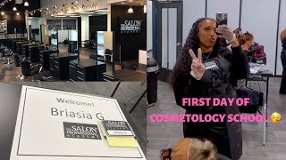 My first day of Cosmetology School went like this… [upl. by Revlys464]