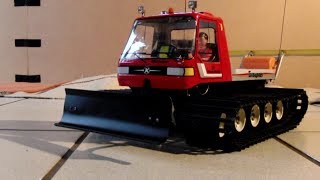 Graupner Pistenbully indoor run Kyosho Blizzard DX [upl. by Paff]