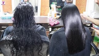 Get Shiny Hair  Hair Silk Treatment Step By Step Straight Hair [upl. by Amirak848]