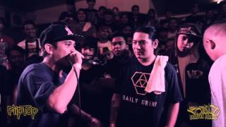 FlipTop  M Zhayt vs Damsa OLD SCHOOL FREESTYLE BATTLE [upl. by Anetta]