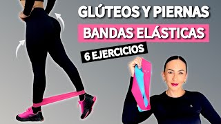 Ejercicios para levantar GLÚTEO CAÍDO y endurecer PIERNAS con BANDAS ELÁSTICAS LIGAS DE RESISTENCIA [upl. by Ocin446]