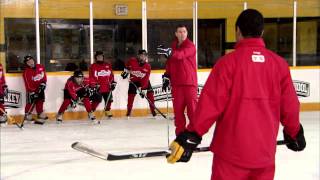 NHL Skills Forechecking From Canadian Tire Hockey School [upl. by Attelra288]