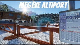 MSFS 2020Megève altiport LFHM ♣BANK ANGLE STUDIO♣ [upl. by Adnohsel909]