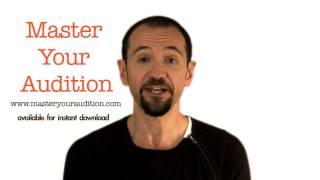 Master Your Audition  How to Audition for Film amp TV with confidence Tips to get the xfactor [upl. by Torrance556]