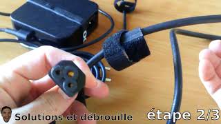 Tuto Réparer un chargeur dordinateur portable ASUS [upl. by Yenittirb643]