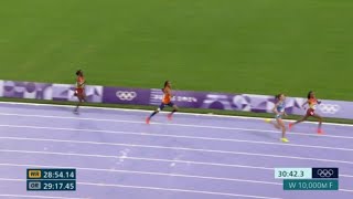 Beatrice Chebet wins 10000M Womens Olympics Paris 2024 Race for Kenya Gold Beatrice Chebet Gold [upl. by Iznil]