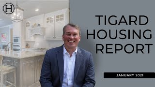 Tigard Oregon Housing Report for January 2021  Tigard Real Estate [upl. by Eedeed440]