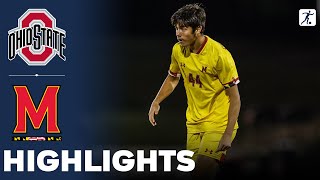 Maryland vs Ohio State  NCAA College Soccer  Highlights  October 29 2023 [upl. by Alfie859]