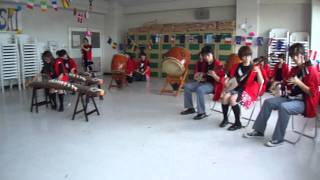 visiting Tokyo Metropolitan Kokusai High School traditional music [upl. by Naujet]