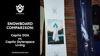 Snowboard Comparison Capita DOA vs Capita Outerspace Living [upl. by Horner955]