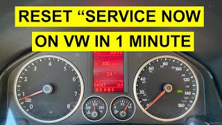 How To Reset The “Service Now” Warning Light On Your VW 2008 amp Up [upl. by Kiker410]