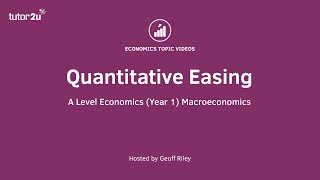 Quantitative Easing QE I A Level and IB Economics [upl. by Retrop370]