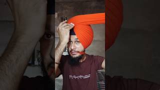 Amritsar Shahi pagg waheguruji🙏 dastar punjab pagg sardar turban [upl. by Ylrrad]