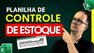 Como Fazer uma Planilha de Controle de Estoque Simples e Fácil no EXCEL [upl. by Nehemiah]