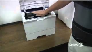 Xerox Phaser 3600 Replacing Toner [upl. by Noleta]