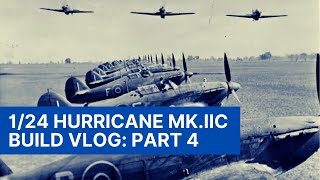 124 Trumpeter Hurricane MkIIc Build Series  Part 4 Wings and metal gun barrels [upl. by Noeht466]