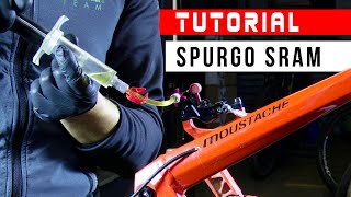 COME FARE LO SPURGO FRENI SRAM MTB  tutorial mountain bike ebike [upl. by Claude]