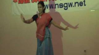 NSGW Vishu 08  Folk Dance by Bindu Rajeev  Katte Nee Veesaruthippol [upl. by Atiruam]