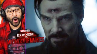 NEW Doctor Strange Multiverse of Madness TRAILER EVIL STRANGE  REACTION Marvel Studios Dream [upl. by Marysa266]