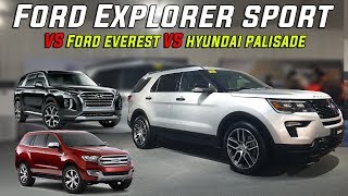 Ford Explorer Sport Ecoboost VS Ford Everest VS Hyundai Palisade [upl. by Lochner797]