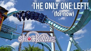 Shockwave Review  The Former Intamin Stand Up Coaster at Drayton Manor [upl. by Kallick]