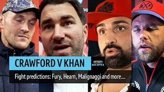 Crawford or Khan Final predictions from boxing experts [upl. by Torres]