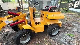 Mini Articulating Wheel Loader The FLAND FL45 Better than the mini skid steer or excavator [upl. by Eimmis]