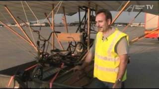 Flugversuch des Karl JathoMotorfliegers am Hannover Airport Teil 1  Hannover Airport TV [upl. by Tocs]