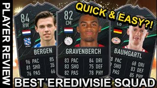 BEST EREDIVISIE SQUAD IN FIFA 21 FOR COMPLETING THE SQUAD FOUNDATIONS MILESTONE QUICK ULTIMATE TEAM [upl. by Archle]