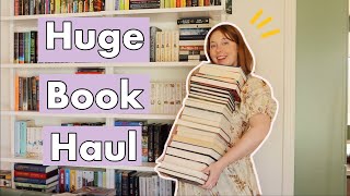 HUGE BOOK HAUL 📚✨ [upl. by Aihsemaj]