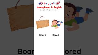 Learn Homophone Words in English  Homophones Pronunciations learnenglish homophones esl [upl. by Hakkeber933]