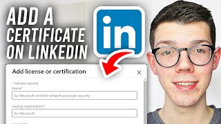 How To Add Certificates To Linkedin Profile  Full Guide [upl. by Colby252]