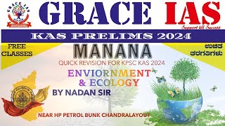 Environment and Ecology Classes  Part 1  Nandan  Grace IAS [upl. by Abekam]