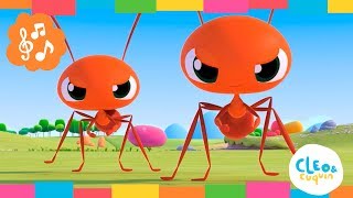 Ants go marching Cleo and Cuquin Nursery Rhymes  Lullaby for kids [upl. by Swayne]