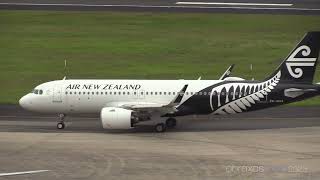 Air New Zealand A320271NX ZKNHA  Departure from Sydney [upl. by Eniamej290]