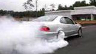 Mercedes KLEEMANN CLK55 burnout [upl. by Adnalro]