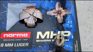 Norma MHP review best ammunition for self defense Virginia VA CCW n defense shooting class [upl. by Jayson848]