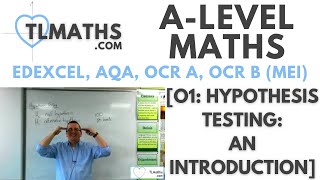 ALevel Maths O101 Hypothesis Testing An Introduction [upl. by Nosremaj]