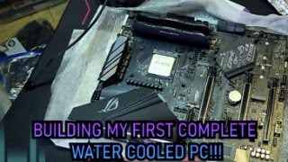 Building My FIRST Completely Water Cooled PC pcgaming pcbuild watercooled [upl. by Errol]